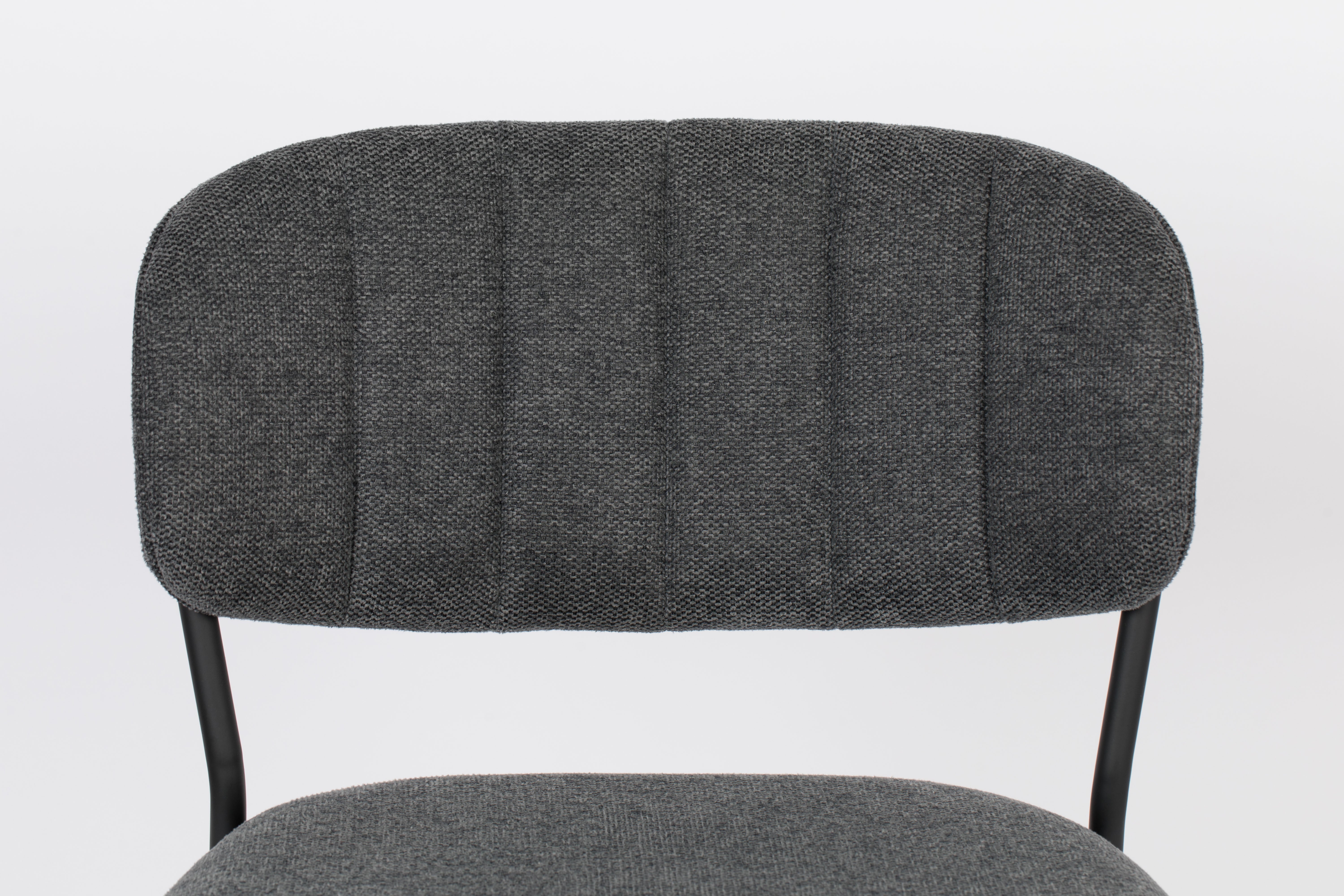 Counter Stool Jolien Black/Dark Grey